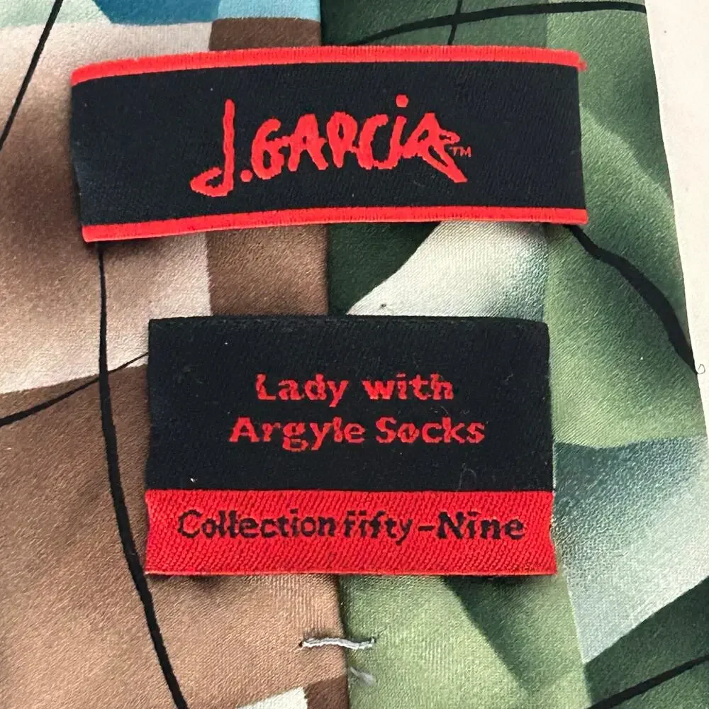 Lot 3 J Garcia 100% Silk Neckties Artist Proof Collection 59 & 60 Abstract